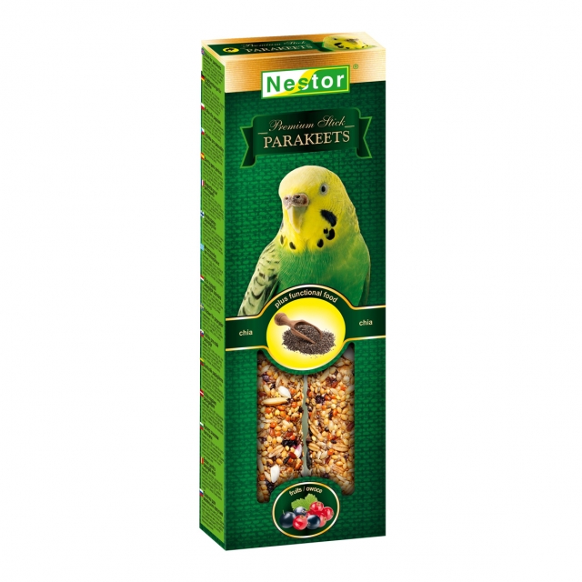 PLUS FUNCTIONAL FOOD” PREMIUM STICK FOR for parakeets 